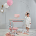 Height adjustable children furniture study table and chair